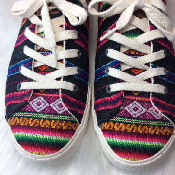 Inkkas Spectrum Lowtop Sneakers Boho Sz 11 - Picture 4 of 8